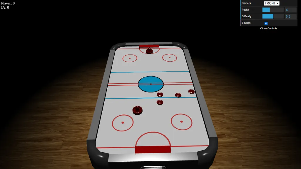 WebGL Air Hockey
