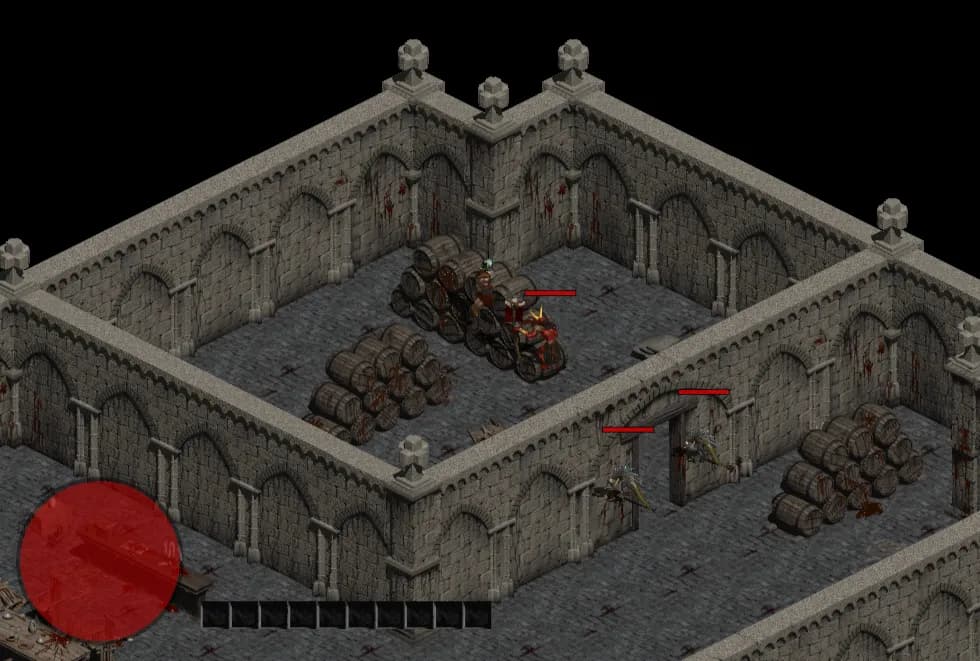 Diablo JS Dungeon gameplay capture 1