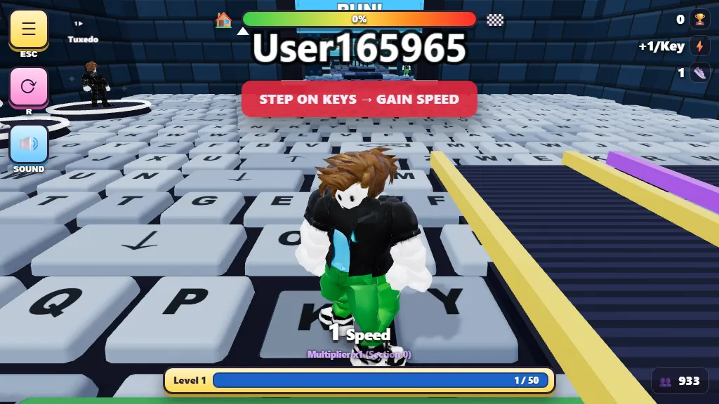 Obby Keyboard Escape gameplay capture 1