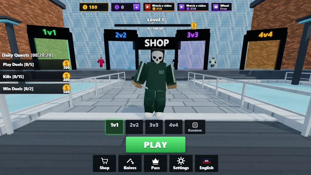 Obby Knife Duels gameplay capture 1