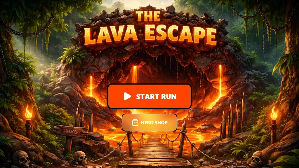 THE LAVA ESCAPE gameplay capture 1