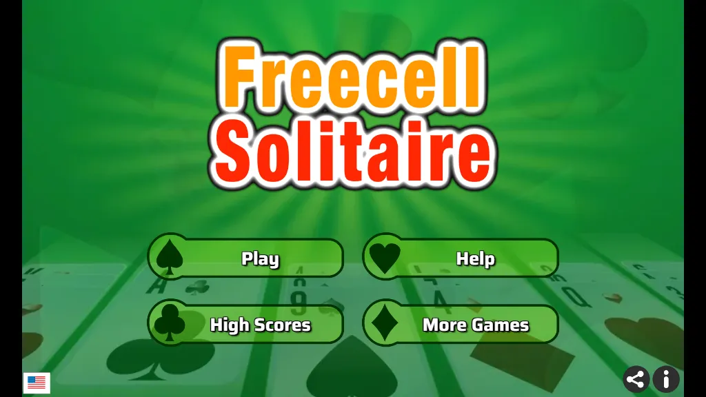 Freecell Solitaire gameplay capture 1