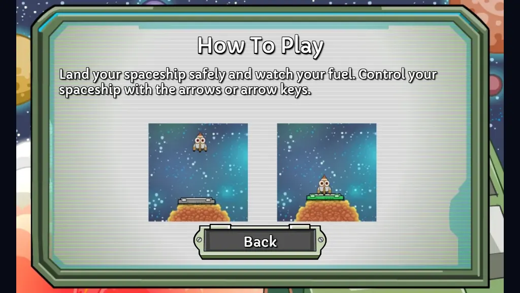 Lunar Lander gameplay capture 1